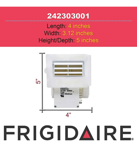 Frigidaire 242303001 Ensamblaje De Control De Amortiguador D