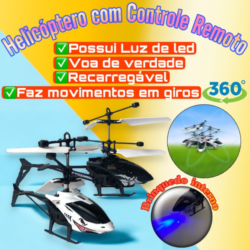 Juguete Infantil Con Recarga De Control Remoto Para Miniheli