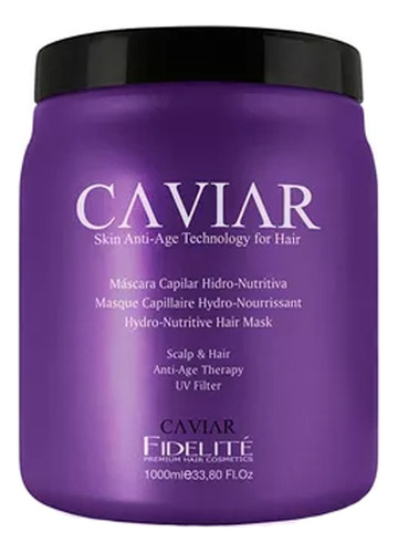 Mascara Hidro Nutritiva Caviar X 1000ml Fidelite