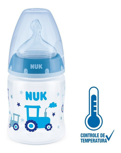 Mamadeira First C. Controle De Temperatura S1 Boy 150ml-nuk