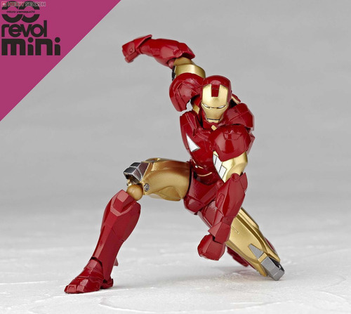Iron Man 2 Mk 6 Micro Yamaguchi Revol Mini Jp Marvel 11.5cm