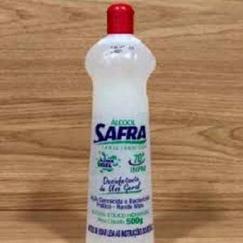 Álcool 70% Inpm Gel Proteção Limpeza Desinfecção 500 Ml Fragrância Sem fragrância