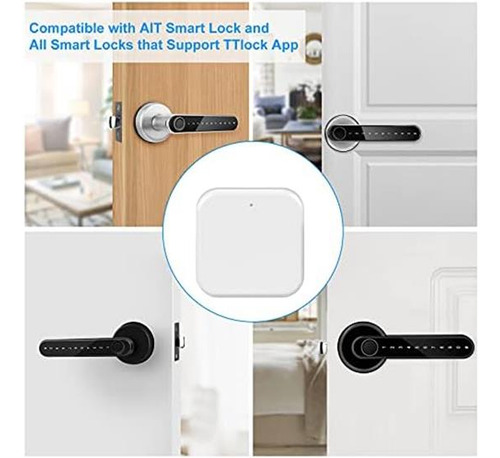 Wifi Gateway Control Remoto Bluetooth Smart Door Lock Con Tt