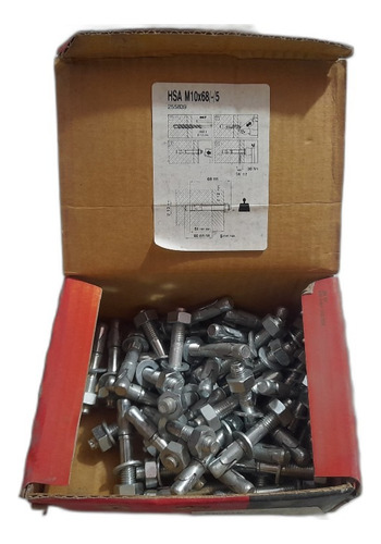 Anclaje Acuñado Hilti Hsa M10x68 X50 Unidades