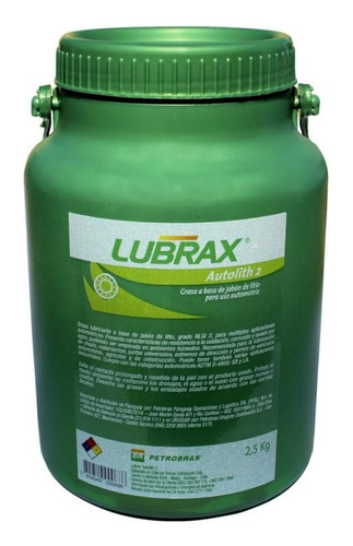 Grasa Multiproposito Roja Litio Autolith-2 Lubrax 2.5 Kg