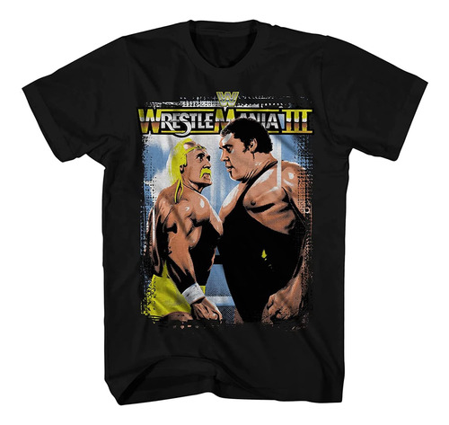 Wwe Hulk Vs Andre Shirt - Wrestlemania 3 - Camiseta De Campe