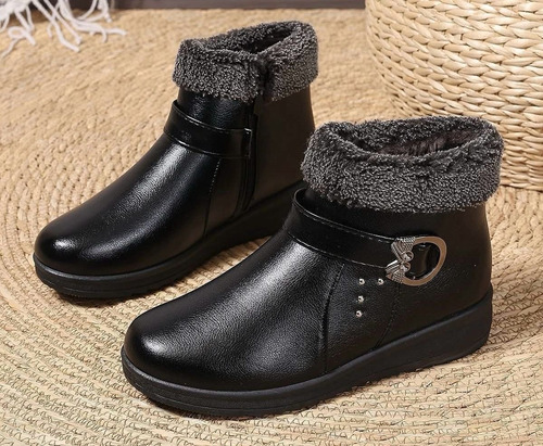Botín Con Chiporro Zapatos Señora Otoño Invierno Bota