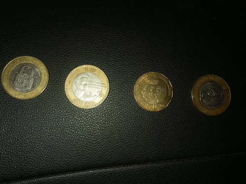 4 Monedas De Octavo Paz Plan Dn Lll E 100 Años Fuerza Aerea