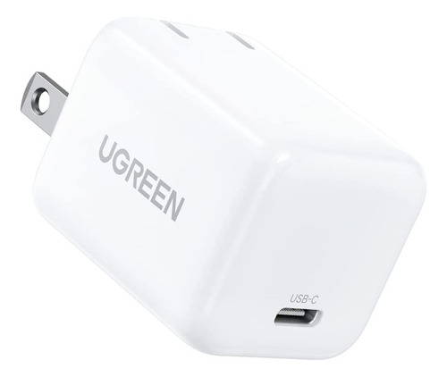 Mini Cargador Rápido Usb C 30w Gan Pd (ugreen) Color Blanco