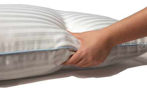 Kit 2 Pack Almohada Hotelera Premium 2 Estándar Semi Firme Color Blanco