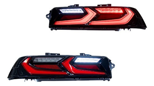 Lanterna Led Camaro Vermelha 2014-15 Full Led (par)