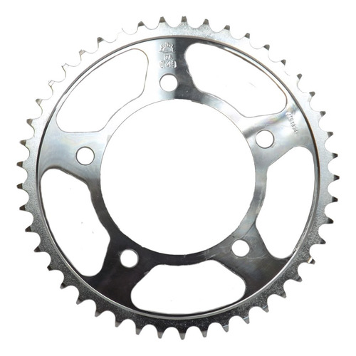 Sprockets 43t Rueda Espiga Acero Gris