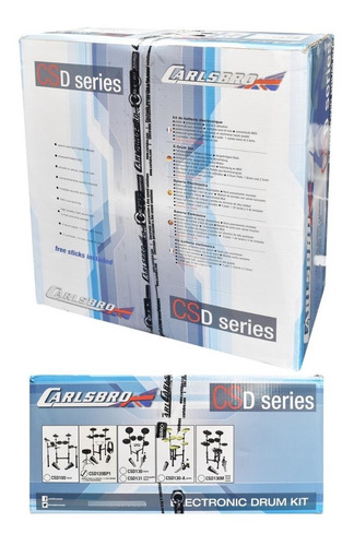 Bateria Electrica Csd120 Carlsbro 8 Pcs Asiento+audif $415