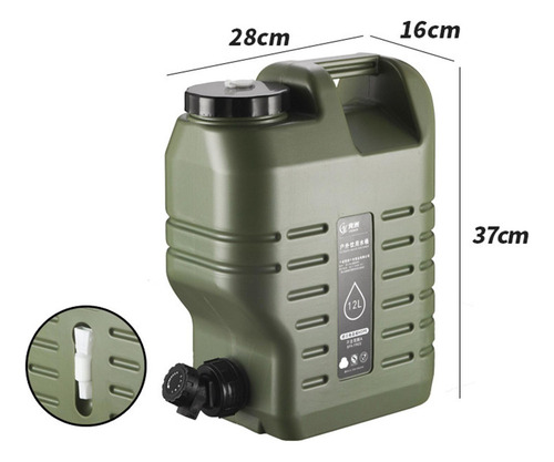 B Contenedor De Agua 12l S Con Grifo De Almacenamiento