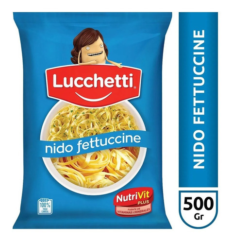 Fideos Lucchetti Nido Fettuccini X 500 Gr