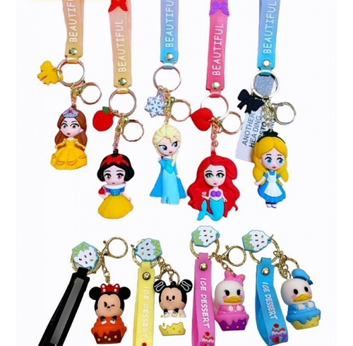 Imagen 7 de 10 de Llavero De Stitch Goma Muñecos