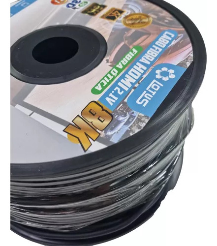 Cabo Hdmi 2.1 8k 100 Metros Fibra Optica - Lotus