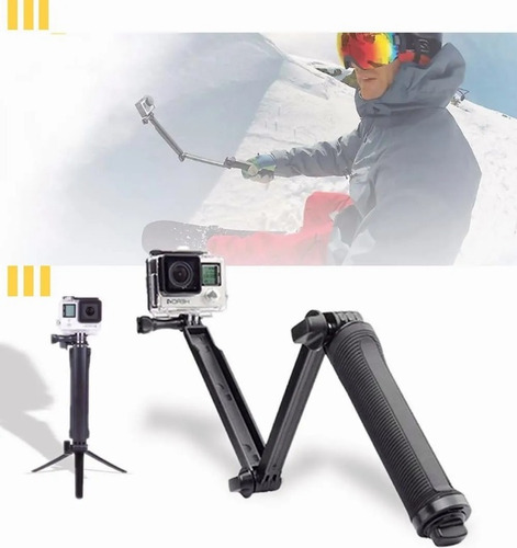 Baston Selfie Stick Monopod Tripie Gopro Pole 3-way