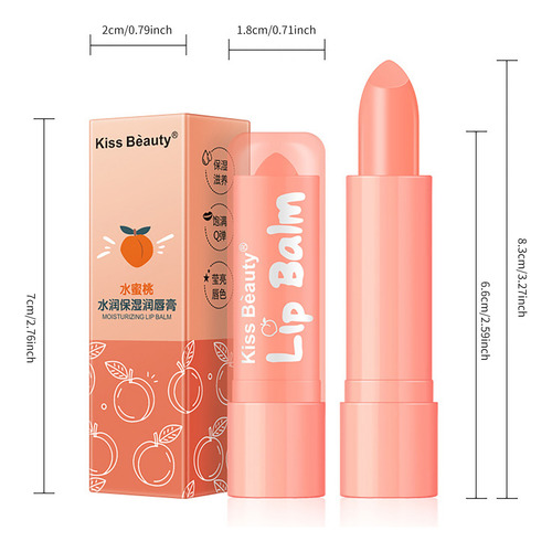 New Peach Care Hidratante Lipgloss Mask Lipgloss Balm