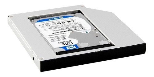 Imagen 5 de 6 de Caddy Segundo Disco Notebook Hdd Sata Ssd Pata A Sata 12,7mm