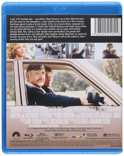 La Hora De Los Heroes The Presidio Sean Connery Bluray