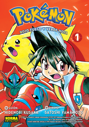 Libro Pokemon 13. Rojo Fuego Y Verde Hoja 01 (nuevo Pvp)....