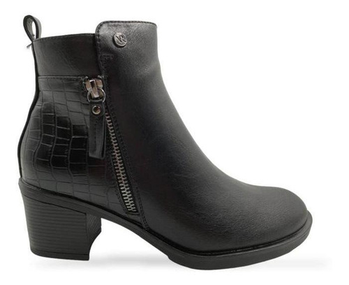 Botin Eco - Cuero Mujer Via Rosmini Nievo Negro