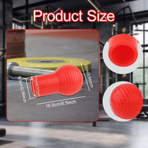 Accesorio Para Barra De Barra Barbell Landmine Ball Rojo