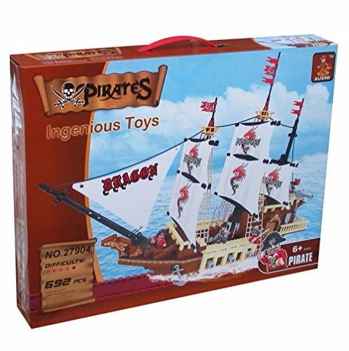 Bloques Tipo Lego Pirates 692 Pcs
