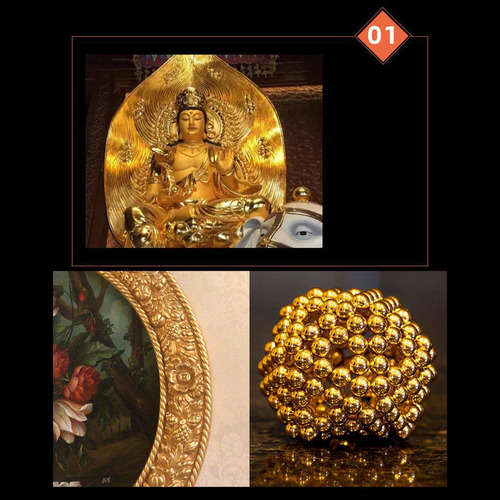 Hojas De Pan De Oro Para Pintar Artesanías De Resina Oro