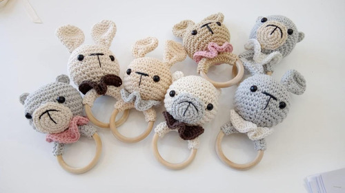 Muñecos De Apego Amigurumis A Crochet Regalo Bebes Mordillo