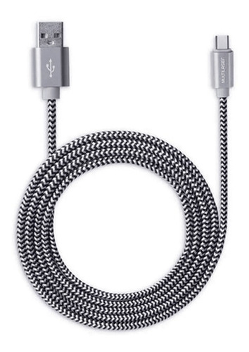 Cabo Para Smartphone Usb-c Cinza 1.5m Multilaser - Wi345