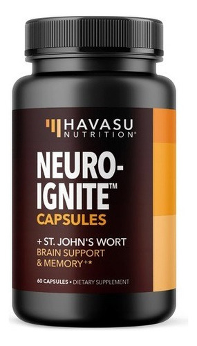 Havasu Neuro Ignite Apoyo Cerebral Y Memoria 60 Caps Sabor Sin Sabor