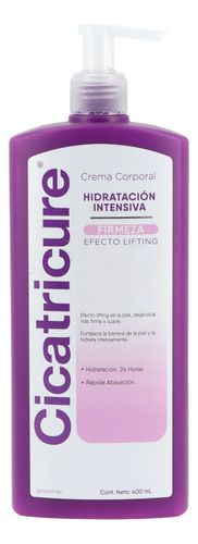 Crema Para Cuerpo Cicatricure Corporal Firmeza Hidratación Intensiva En Botella De 400ml/400g