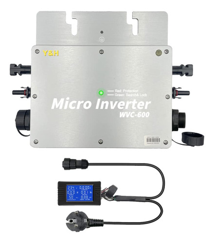 Micro Inversor Rejilla Solar 600 W Impermeable Ip65 Mppt V