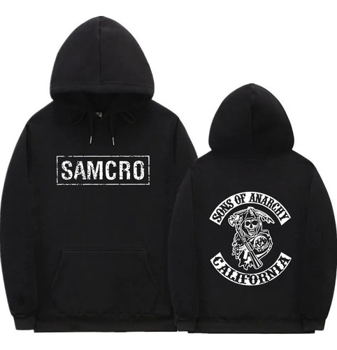 Sudadera Con Capucha Sons Of Anarchy Samcro Con Estampado De