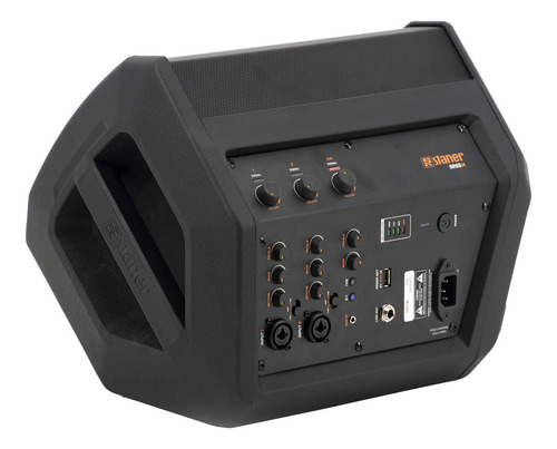 Caixa De Som Staner Sr65 M Compacta Portátil Bateria Preta Cor Preto 127/220v