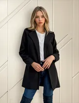 Comprar Tapado Sobretodo Paño  Mujer Corto Largo Con Botones