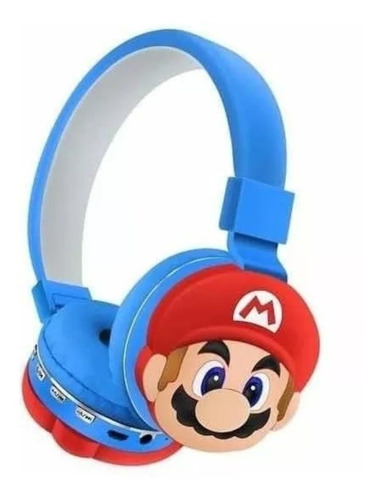 Audífono Super Mario Bros Infantil Bluetooth Manos Libres Az