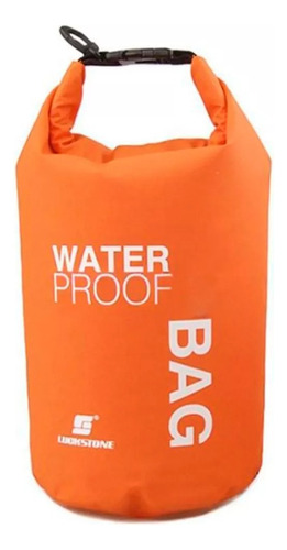 Bolso Cobertor Impermeable Resistente Al Agua 2l Naranja
