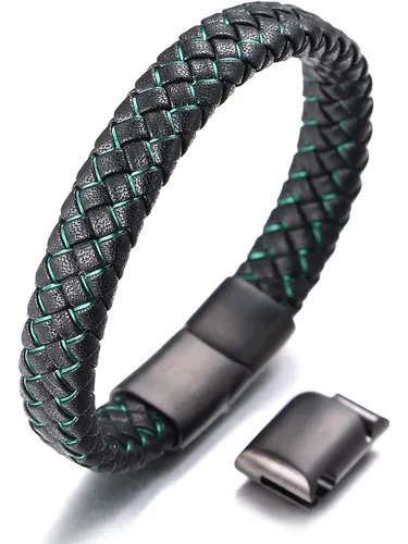 comprar Jazz Pulsera De Cuerda Trenzada Hecha A De Genuino Para Homb