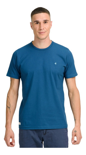 Remeras Hombre Brooksfield Algodón Premium Logo Moda 1017b