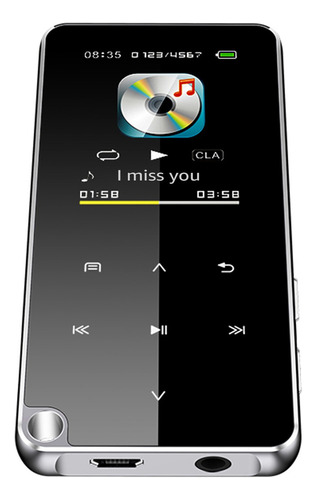 Reproductor De Audio Con Pantalla De Audio Fm 3.5mm Fm Mp4 M