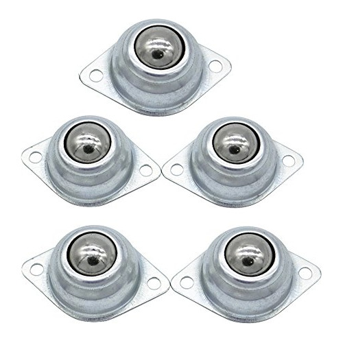 Ball Transfer Units  5pcs Screw Mounted Round Ball Bear...