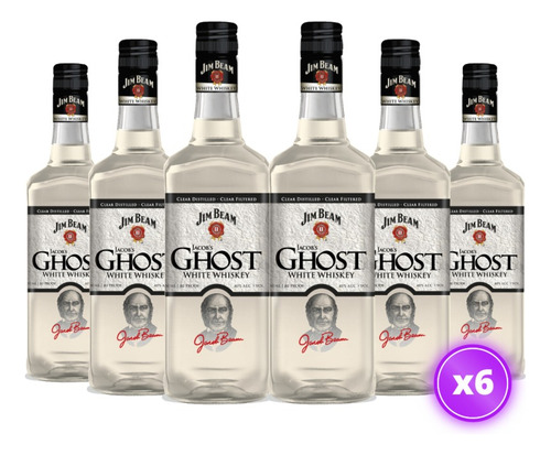 6x Whisky Jim Beam - Ghost - 750ml
