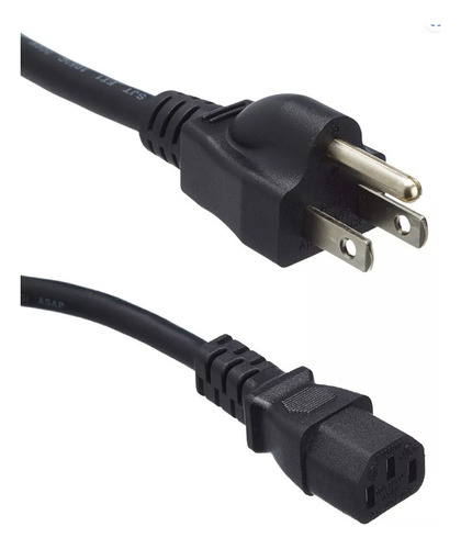 Cable De Poder Para Pc, Monitores, Impresoras 