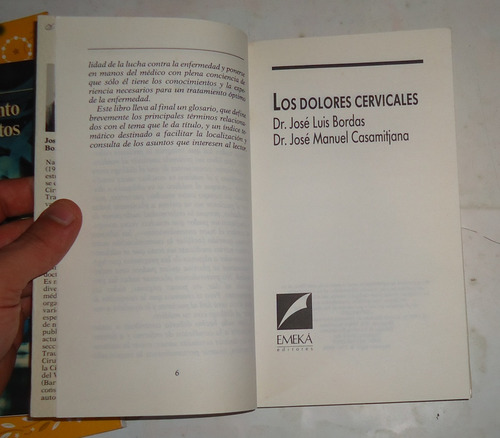 Los Dolores Cervicales Dr. Luis Bordas - Dr. Casamitjana (Usado)