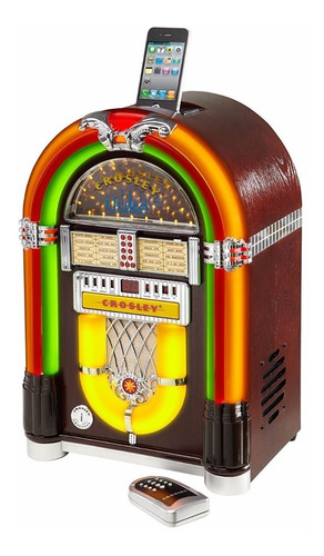 Ijuke Crosley Mini Rockola - iPod Dock+cd Player+bluetooth