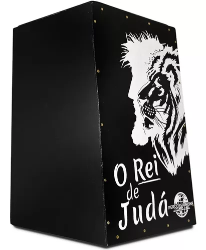 Cajon Carron Acústico Jesus/leão De Judá Percussionline