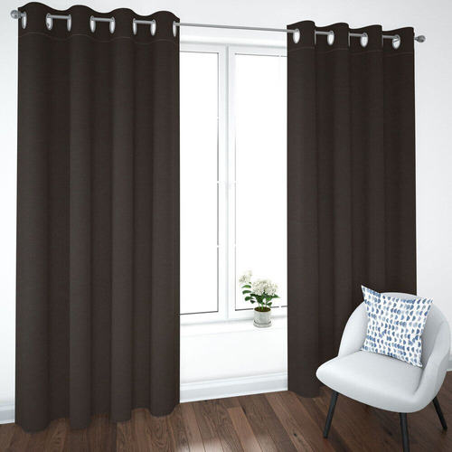 Cortina Blackout Rebeca - 2 Paneles -  290x 225cm De Altura